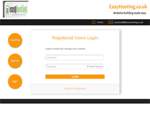 Tablet Screenshot of easywebsitesbuilder.net